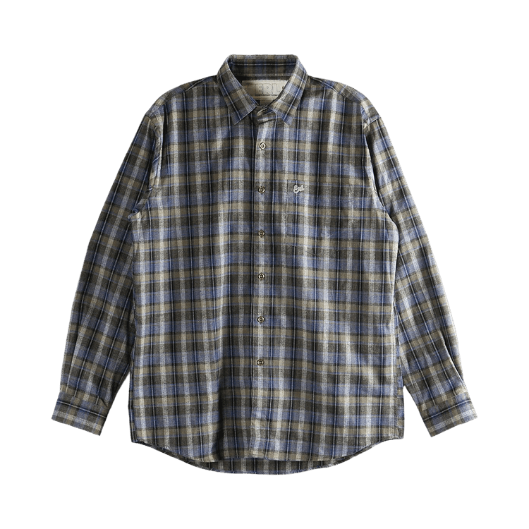 ERL Grey Check Shirt Woven 'Grey Check'