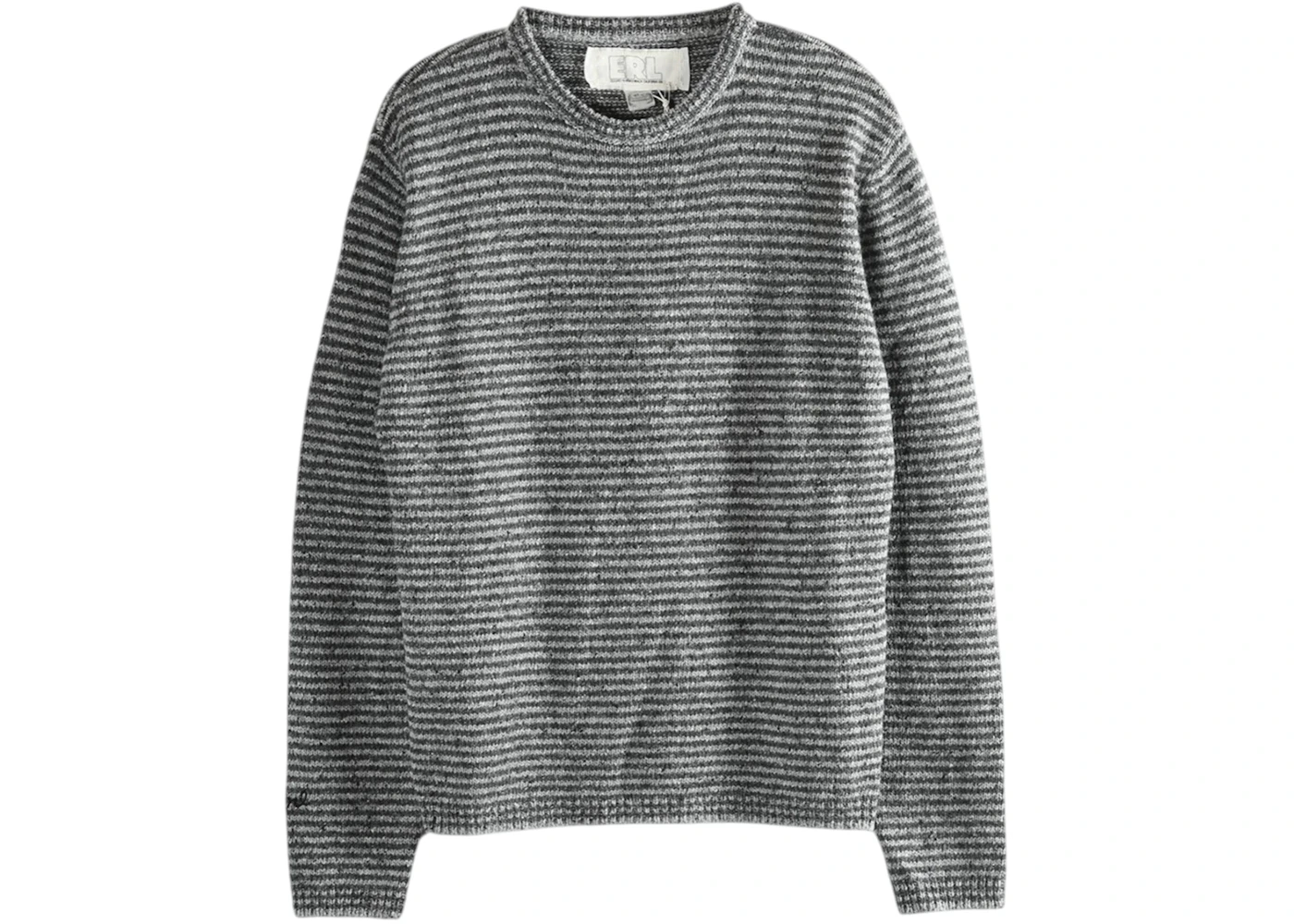 ERL Thin Wool Crewneck Sweater Dark Grey