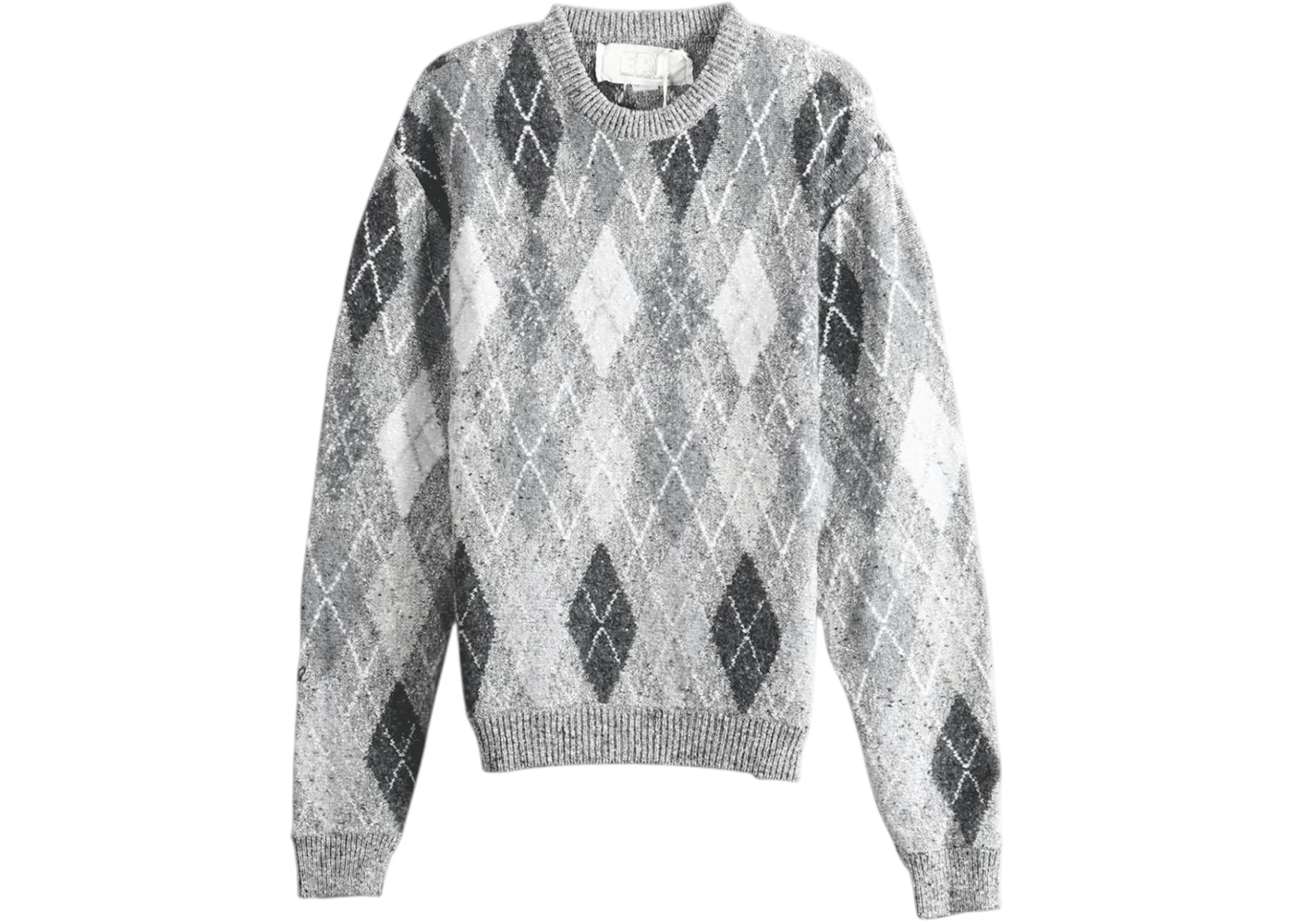 ERL Argyle Sweater Grey