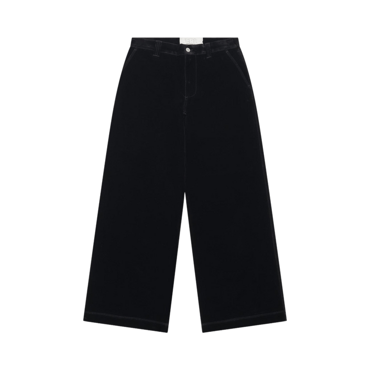 ERL Flocked Denim Chino Pants Woven 'Black'