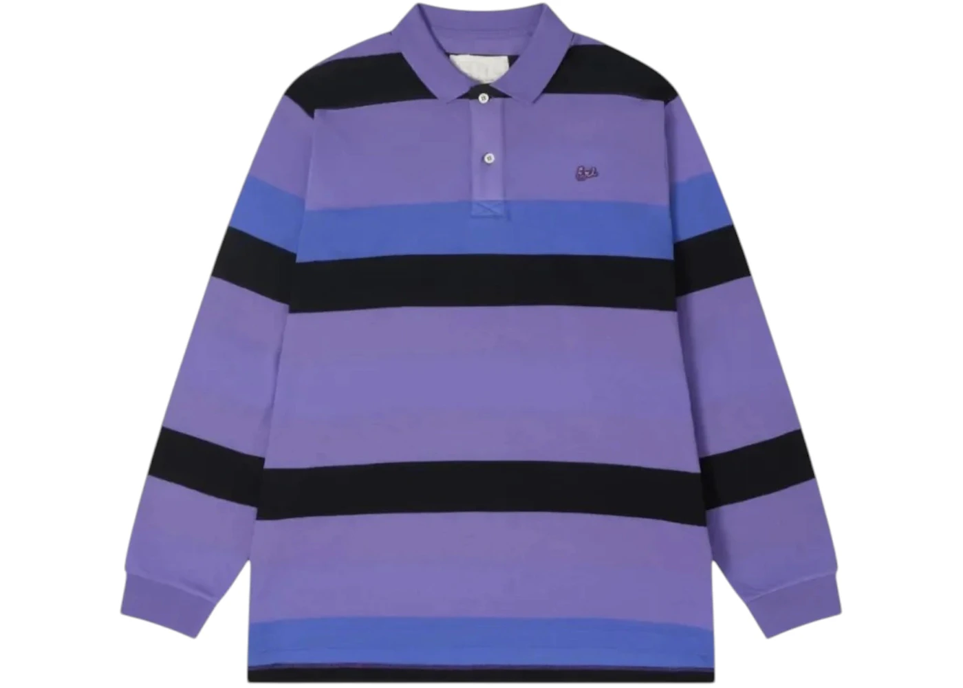 ERL Striped Rugby Long Sleeve Top Purple