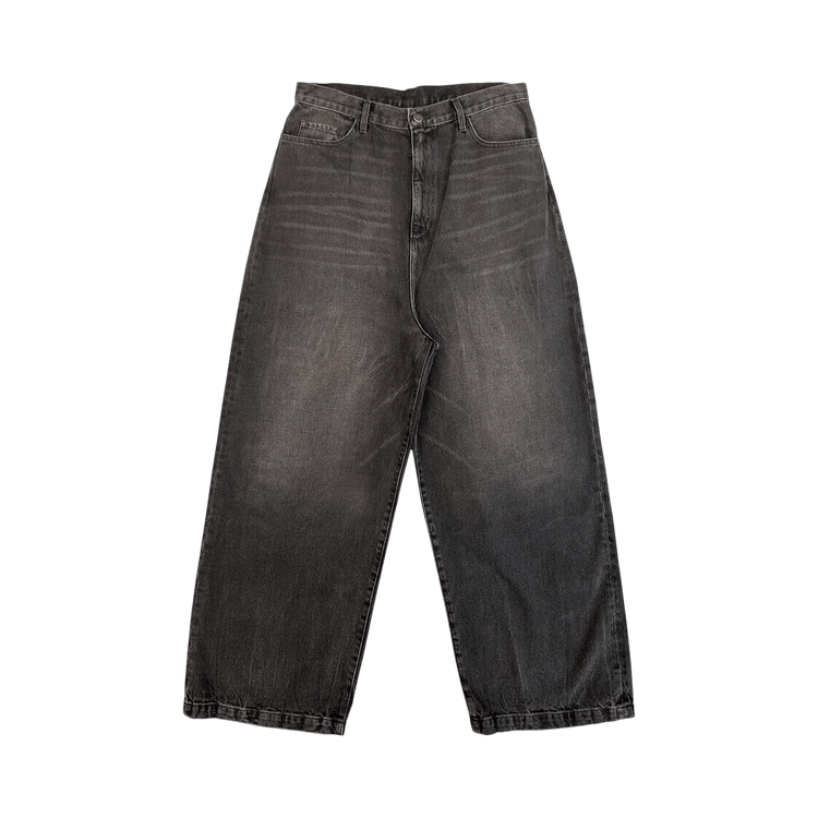 Secnd Slf Extended Rise Pipe Denim 'Black'