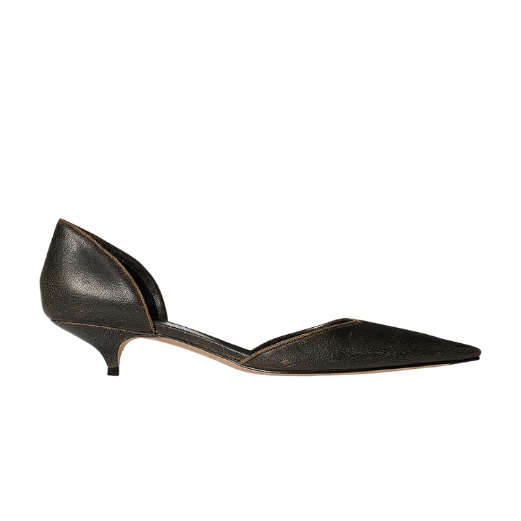 The Row Wmns Liisa Kitten D'orsay Heel 'Dark Brown'