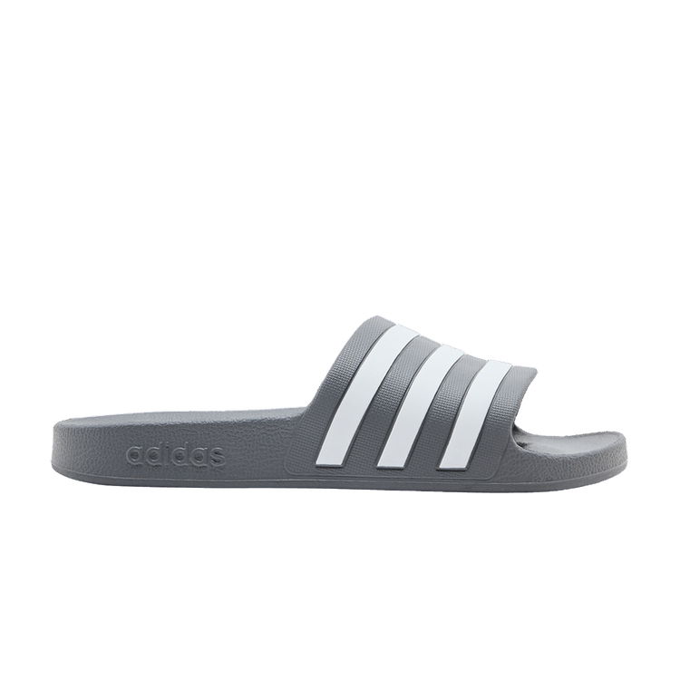 Adidas Adilette Aqua Slides 'Grey'