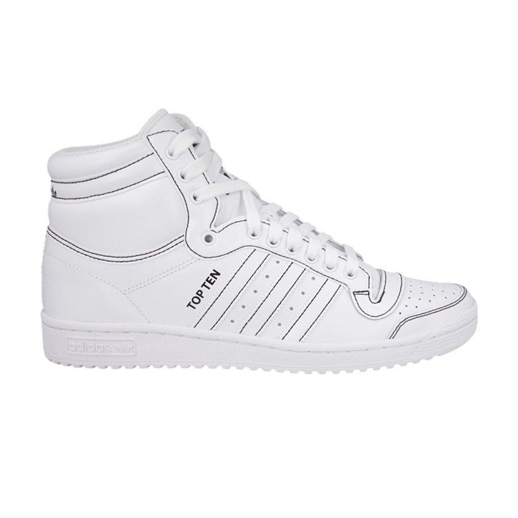 Adidas Top Ten Hi 'Triple White'