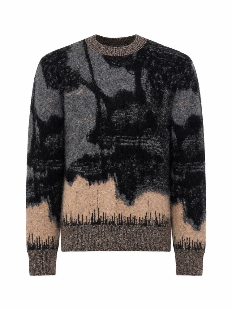 Laneus Printed Crewneck Jumper