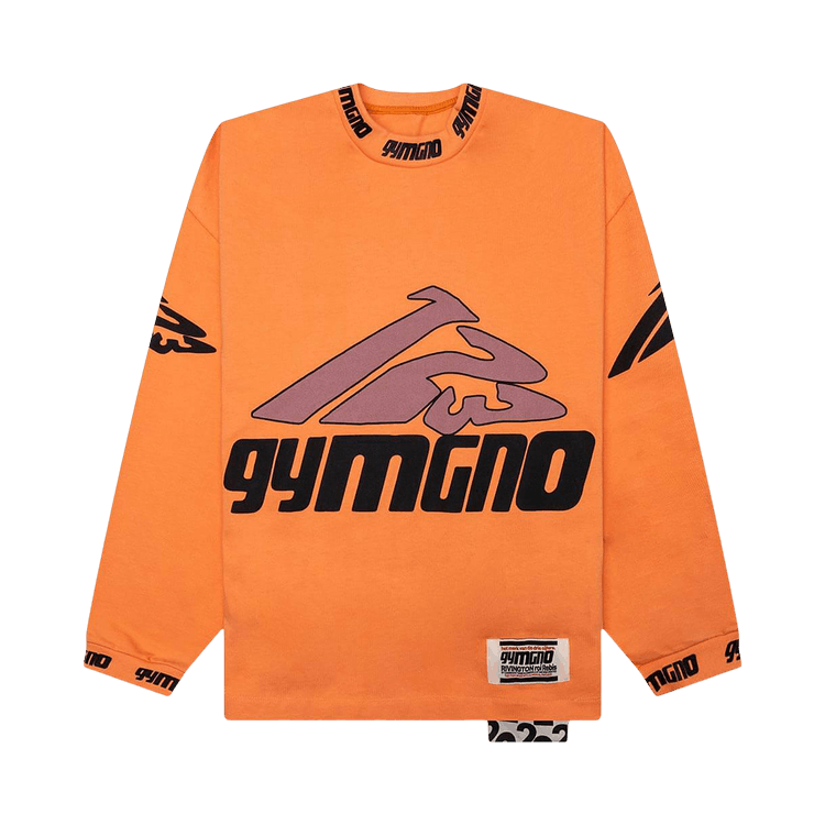 RIVINGTON roi Rebis Fasting For Faster Long-Sleeve Tee 'Orange'