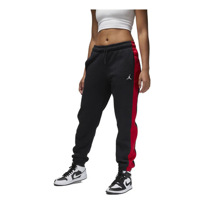 (WMNS) Air Jordan Brooklyn Sweatpants 'Black Red White'