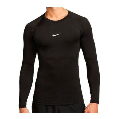 Nike Pro Dri-FIT Tight Long-Sleeve Fitness Top 'Black'