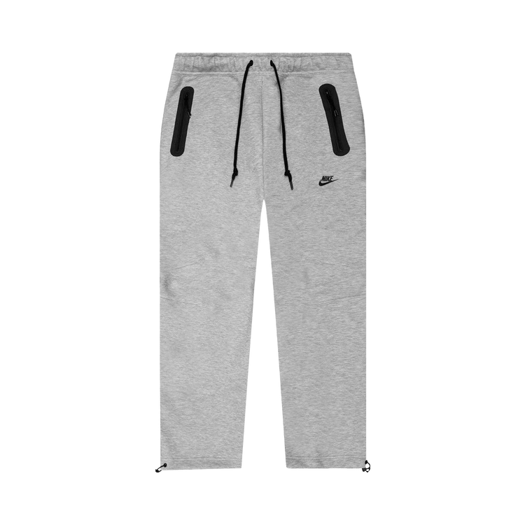Nike Sportswear Tech Fleece Open-Hem Sweatpants 'Dark Grey Heather/Black'