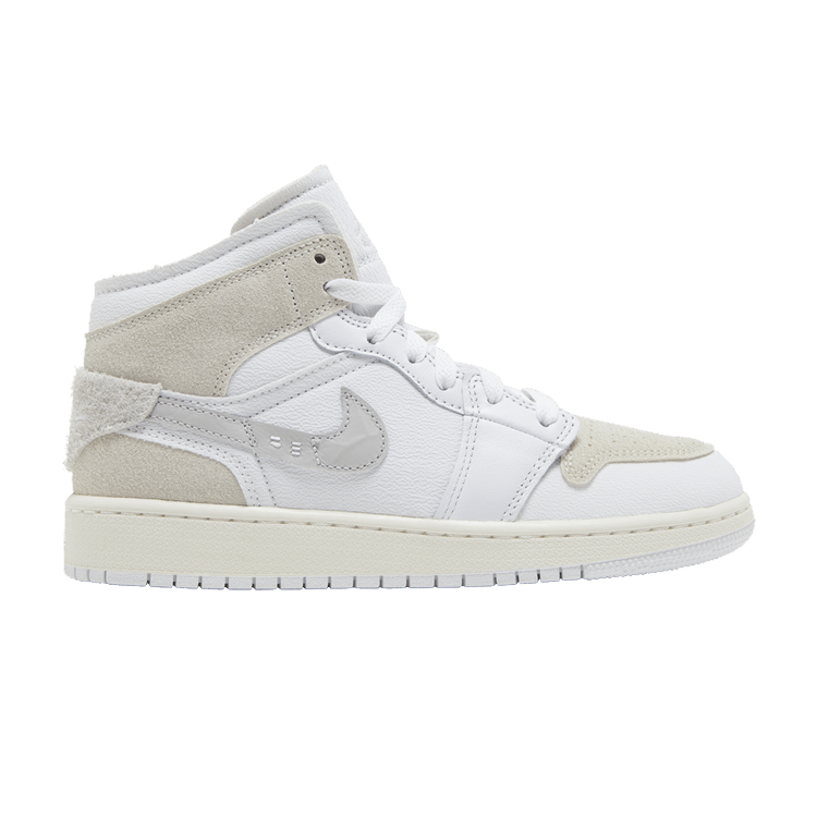 Air Jordan 1 Mid SE Craft GS 'Inside Out - White Sail'