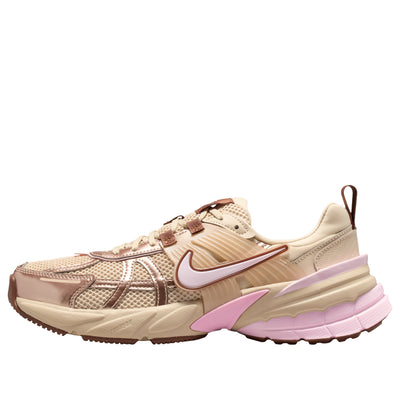 (WMNS) Nike V2K Run 'Sanddrift Fauna Brown Pink Foam'