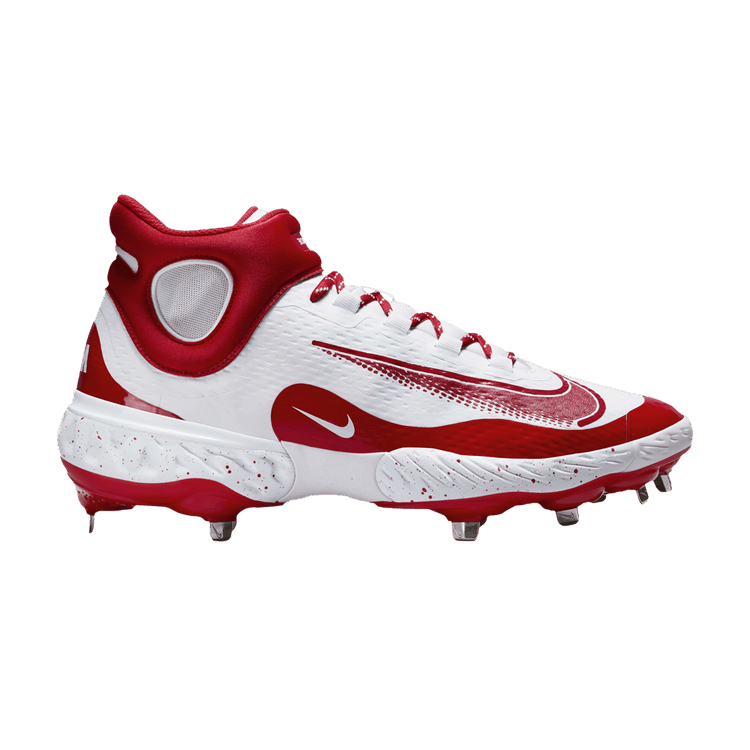 Nike Alpha Huarache Elite 4 Mid 'White University Red'