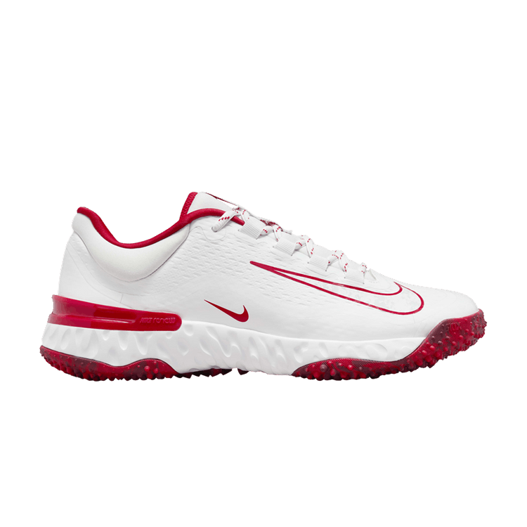 Nike Wmns Alpha Huarache Elite 4 TF 'White University Red'