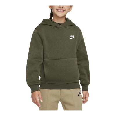 (GS) Nike Sportswear Club Fleece Pullover Hoodie 'Olive Green'