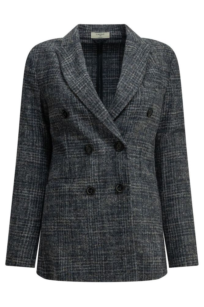 Circolo 1901 Checked Double-Breasted Blazer
