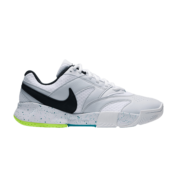 Nike Wmns Court Lite 4 Hardcourt Tennis 'White Volt Energy Black'