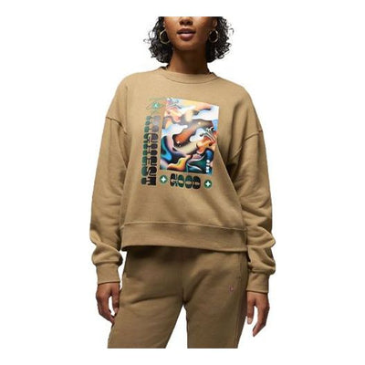 Air Jordan Artist Series by Jordan Moss Brooklyn Fleece Crew 'Dark Driftwood'