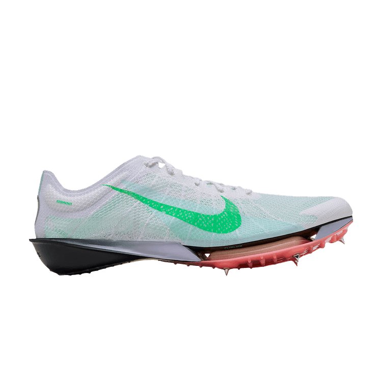 Nike Victory 2 Track & Field Distance Spikes 'Summit White Obsidian Palest Purple Electro Green'