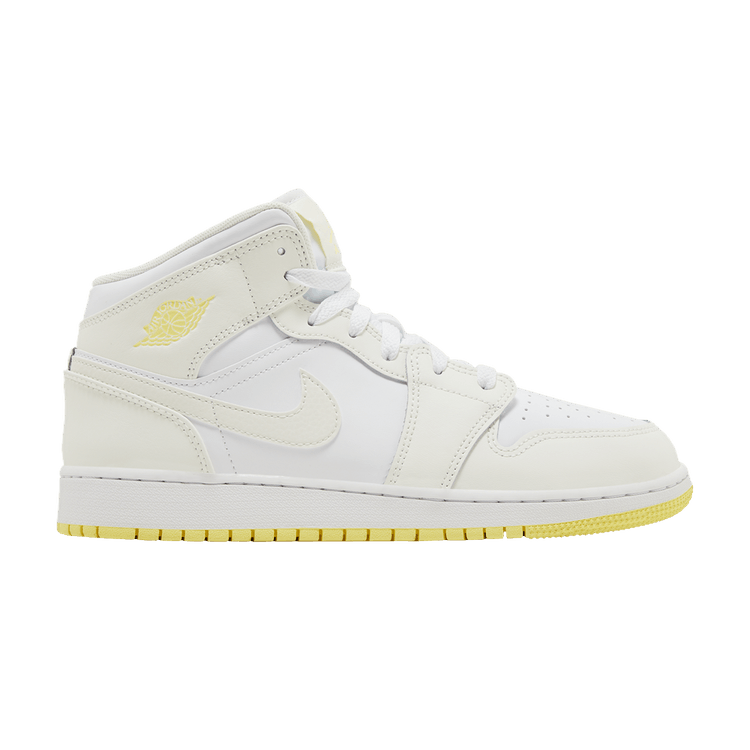 Air Jordan 1 Mid GS 'Sail Light Laser Orange'