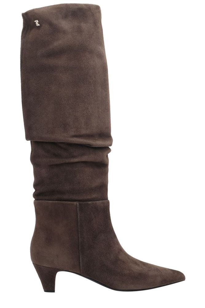 Fabi Slouchy Pointed-Toe Boots