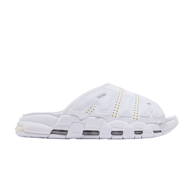 Nike Air More Uptempo Slide 'Triple White'