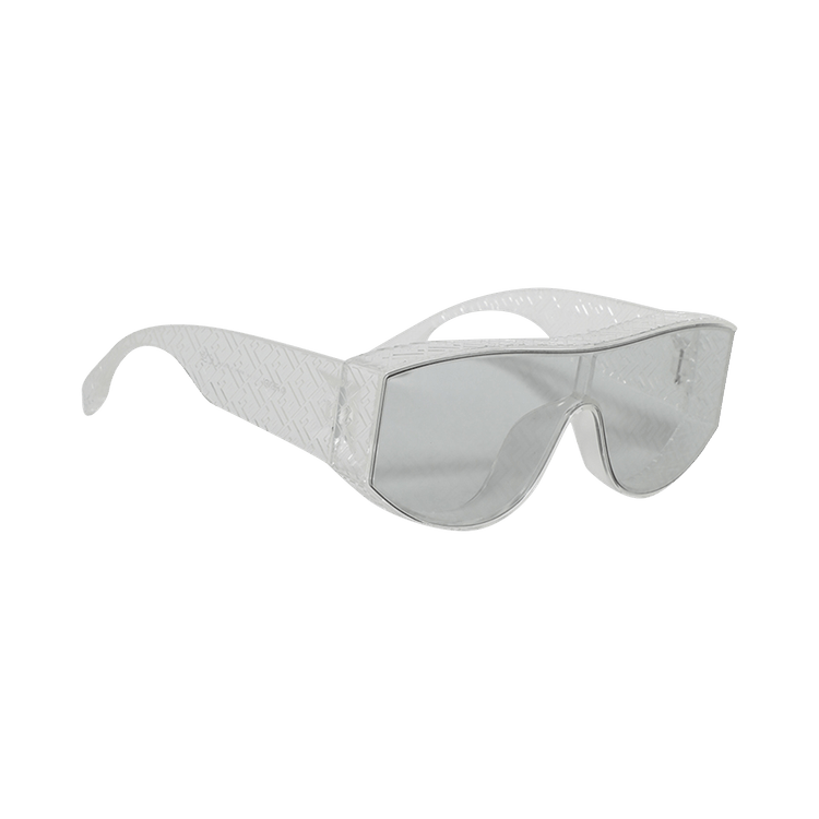 Fendi Shield Injection Sunglasses 'Crystal/Smoke'