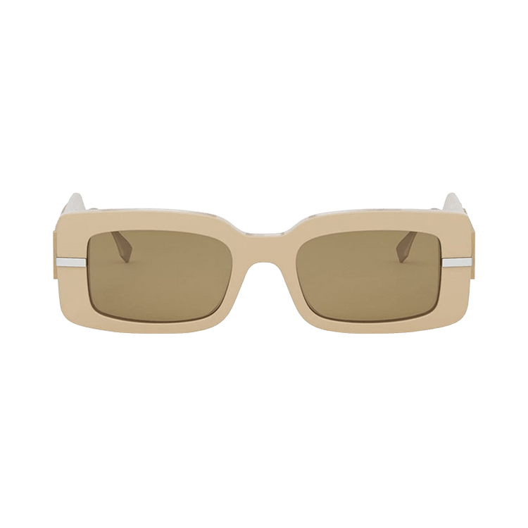 Fendi Rectangle Sunglasses 'Brown'