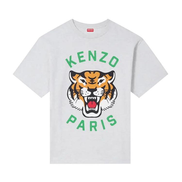 Kenzo Lucky Tiger Oversize T-Shirt 'Pale Grey'
