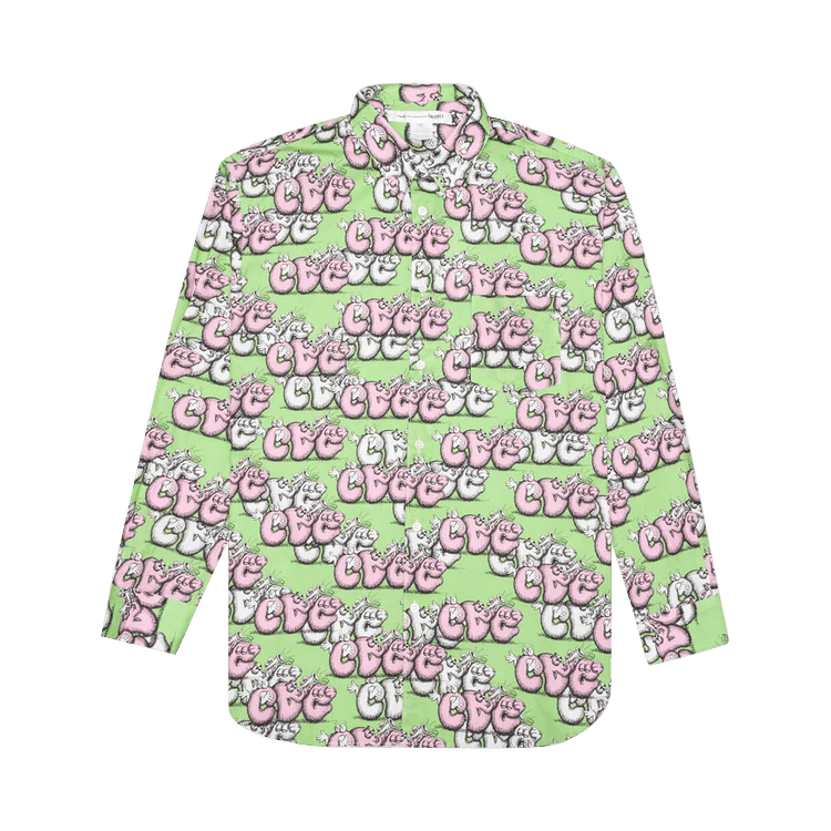 Comme des Garçons SHIRT x KAWS Classic Shirt Print G 'White'