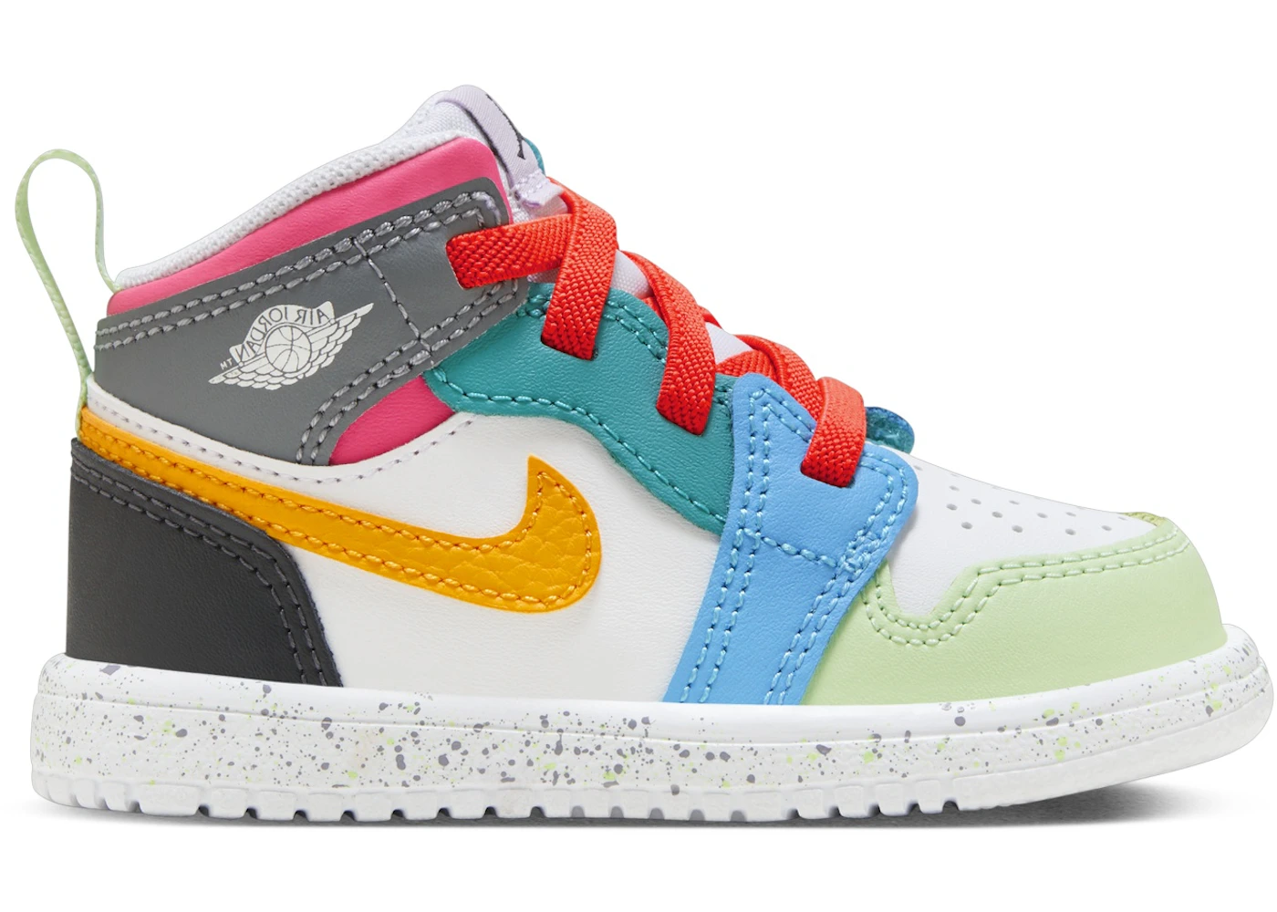 Jordan 1 Mid ALT SE White Dark Shadow Hyper Pink Taxi (TD)