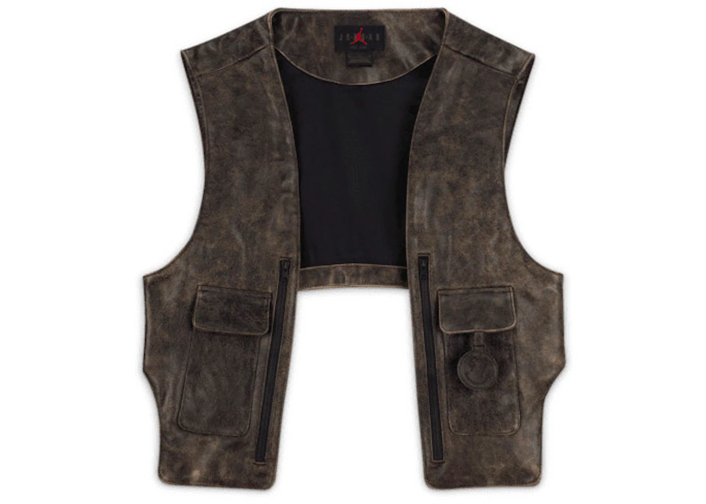 Nike Jordan x J Balvin Leather Vest Brown/Black