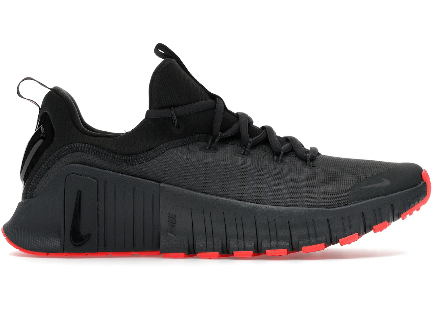 Nike Free Metcon 6 Dark Smoke Grey Bright Crimson