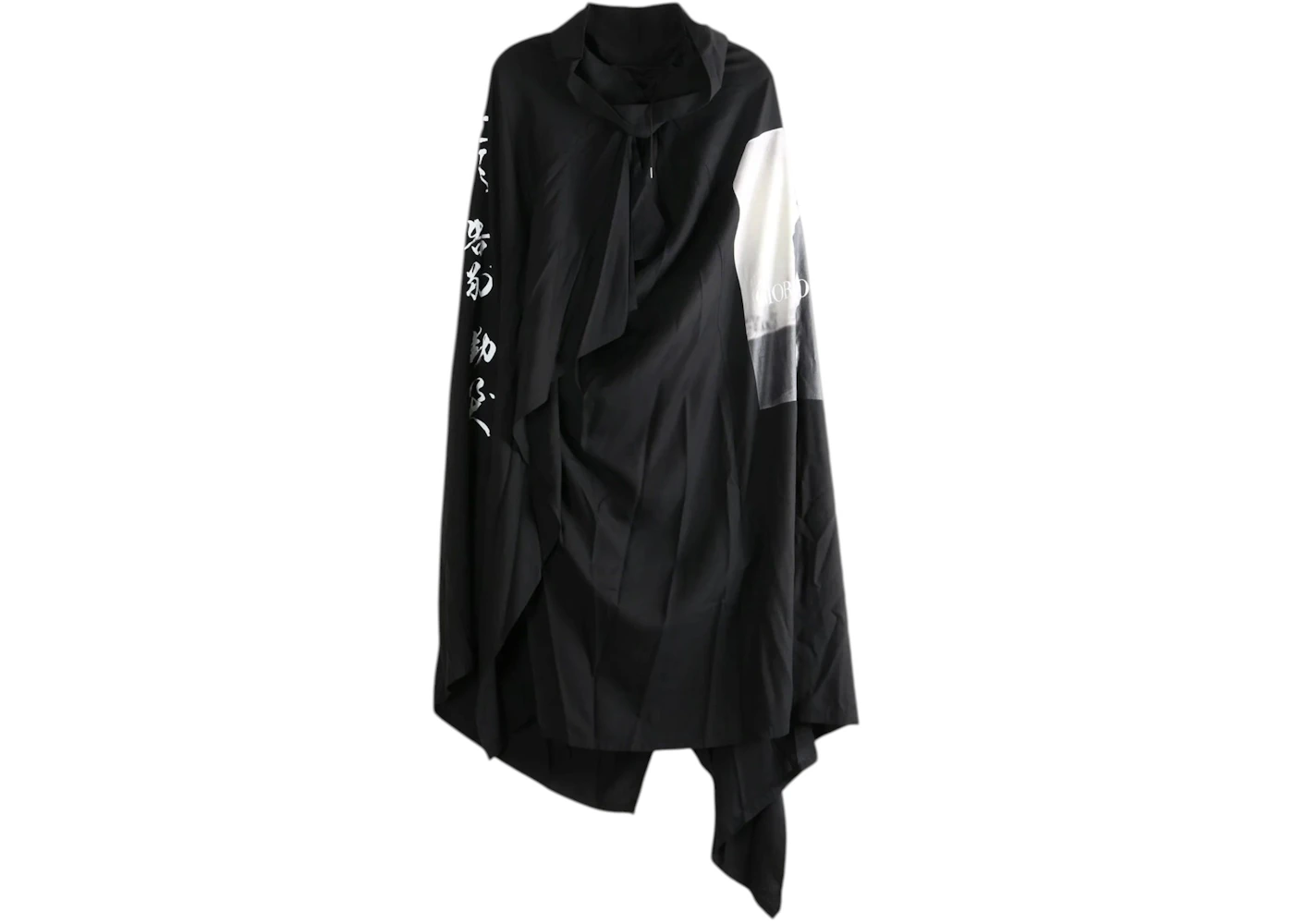 Yohji Yamamoto Women's ASM O Shoulder Dress Black