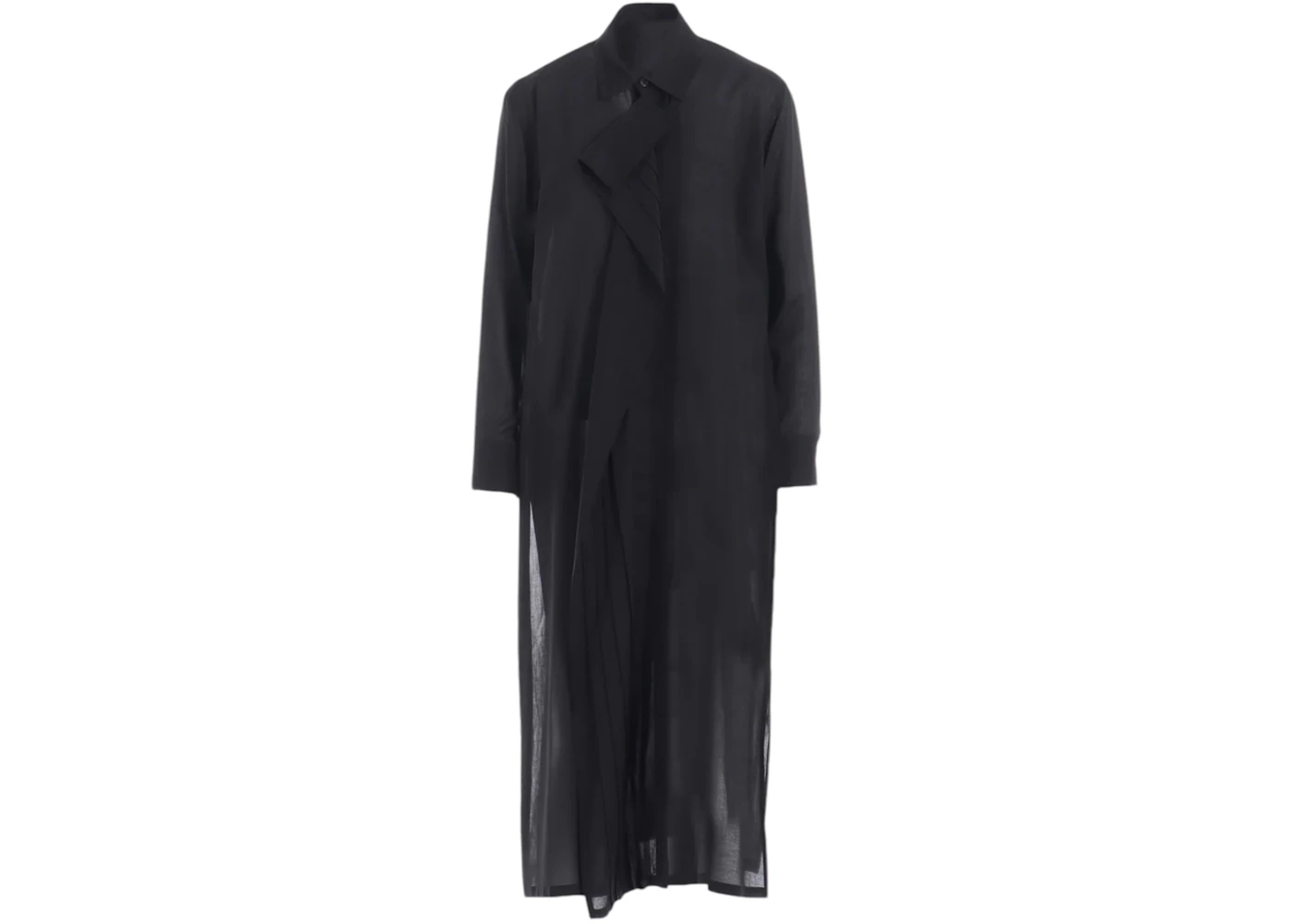 Yohji Yamamoto Women's Pintuck Shirt Black