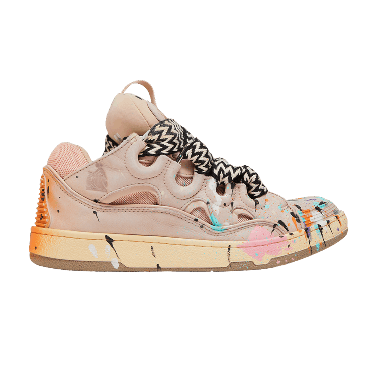 Gallery Dept. x Lanvin Curb Light Sneakers 'Paint Drip - Pale Pink'
