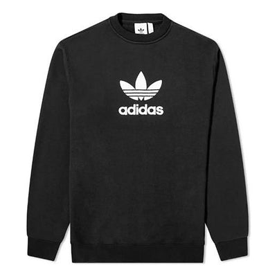 adidas originals Adicolour Premium Chest Logo Round Neck Pullover Black