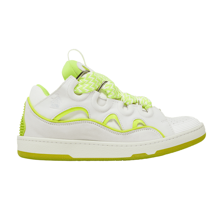 Lanvin Curb Sneakers 'White Fluo Yellow'