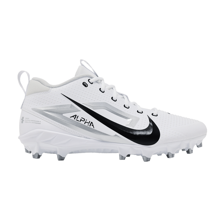 Nike Alpha Menace 4 Varsity 'White Metallic Silver'