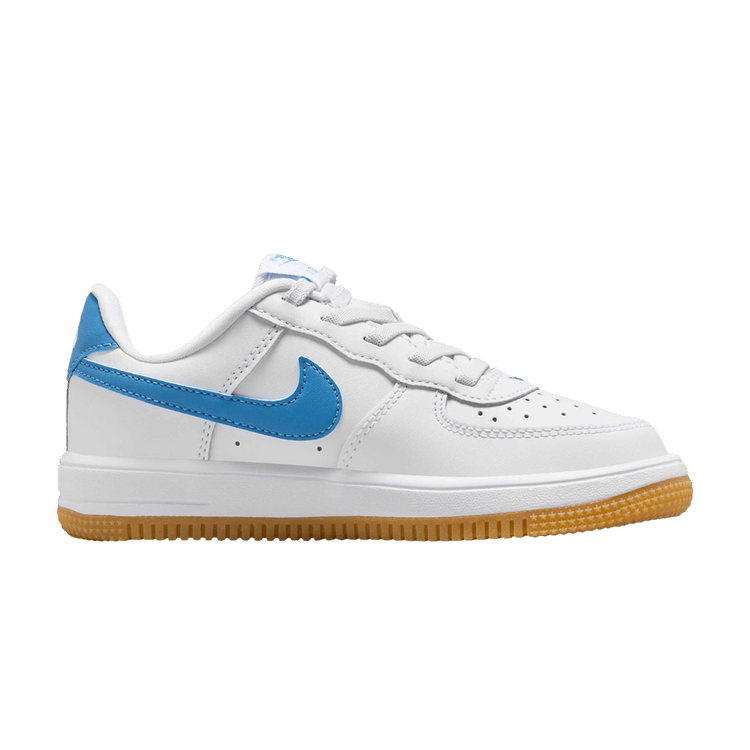 Nike Force 1 Low EasyOn PS 'White Blue Beyond Gum'