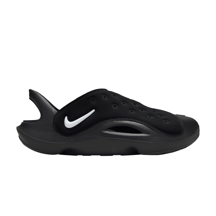 Nike Aqua Swoosh Sandal PS 'Black'