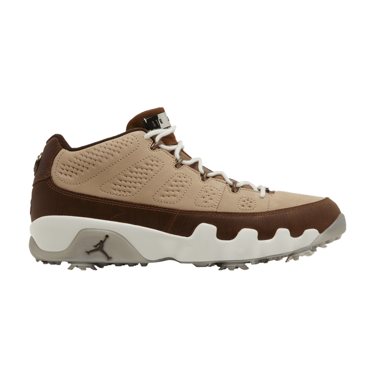 Happy Life Wood x Air Jordan 9 Low Golf 'Woodgrain'