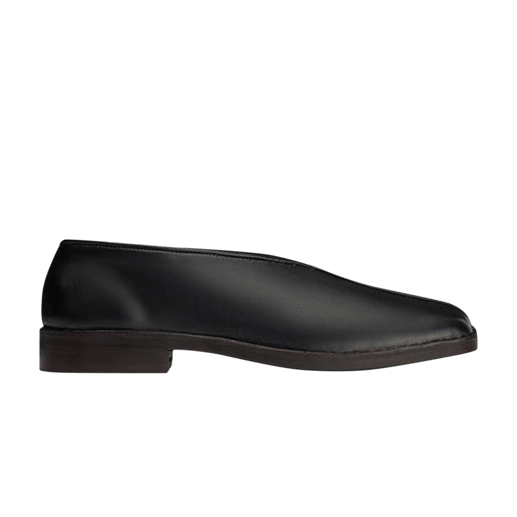 Lemaire Flat Piped Slippers 'Black'