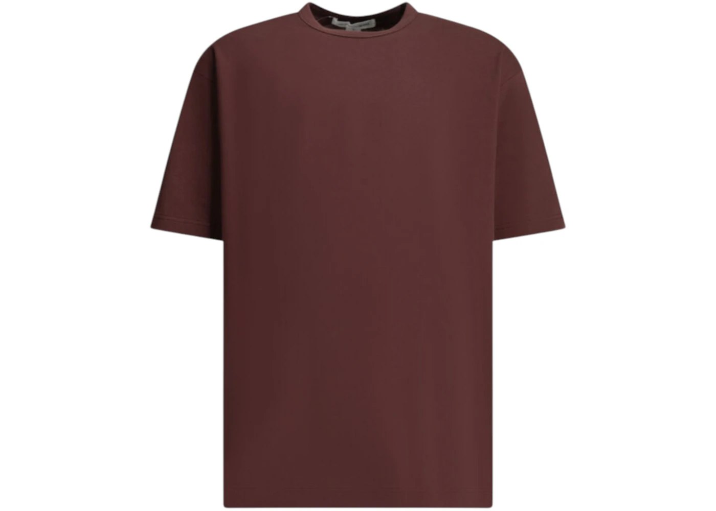Comme des Garcons Crewneck Reverse Logo T-shirt Bordeaux