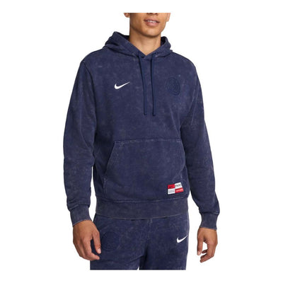 Nike Paris Saint-Germain Club Soccer French Terry Hoodie 'Midnight Navy'