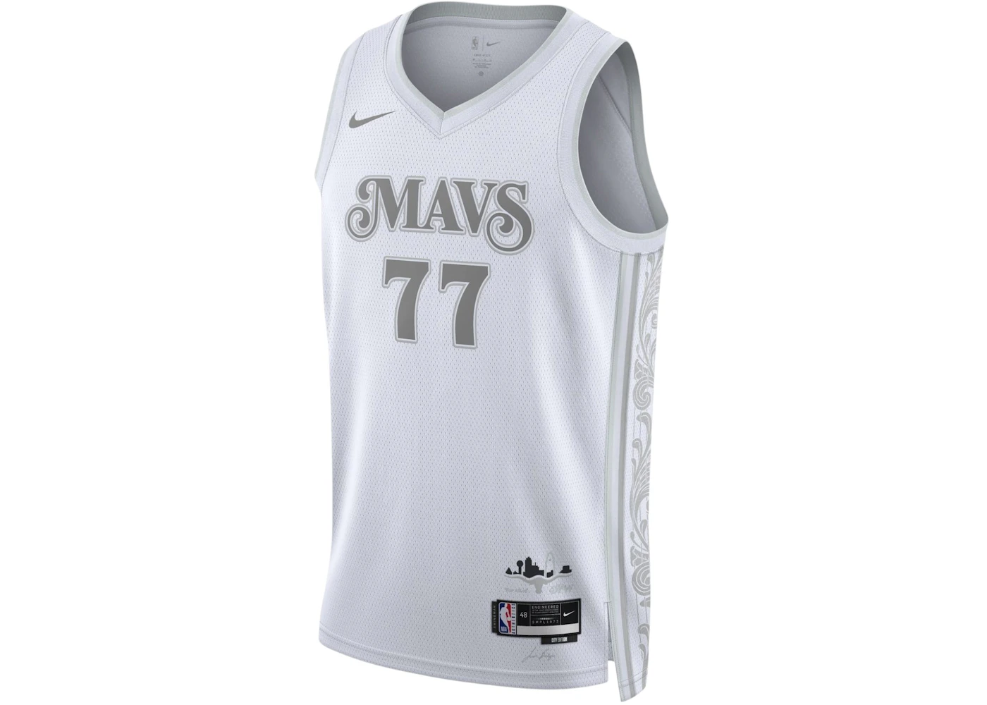 Nike Luka Dončić Dallas Mavericks Dri-Fit Jersey White