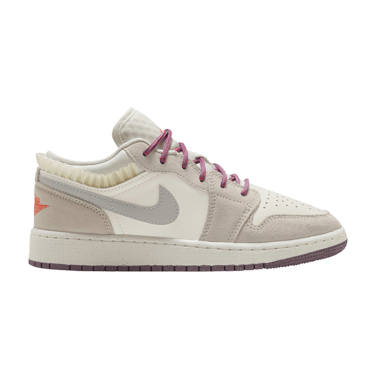 Air Jordan 1 Low GS 'Sail Violet Dust'