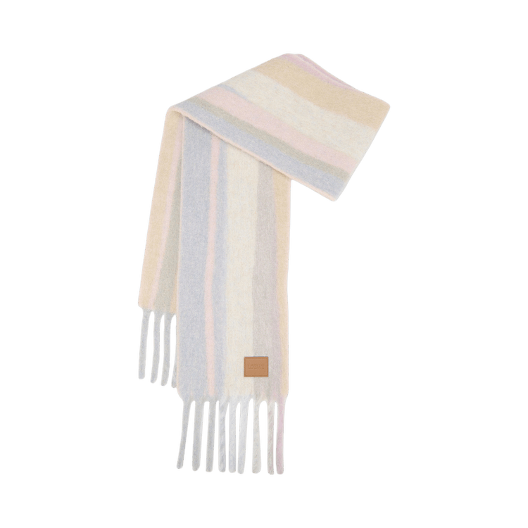Loewe Scarf 'Light Blue/Pink/Sandstone'