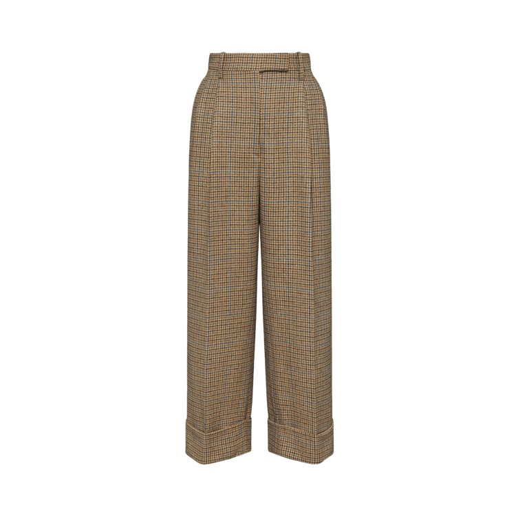 Thom Browne High Waisted Double Pleat Trouser 'Brown'
