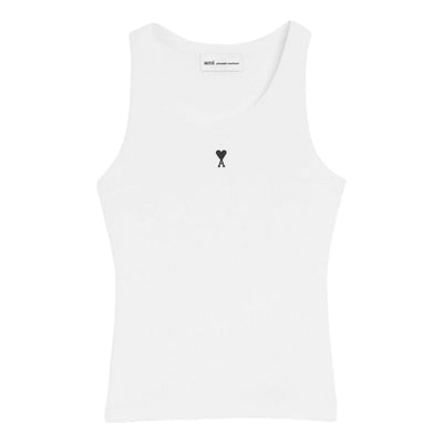(WMNS) AMI Army Army de Heart Tank Top 'White'